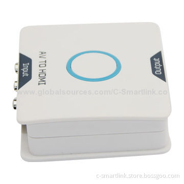 AV to HDMI® Converter with 5V DC Power Supply, PAL/NTSC Input Video System
